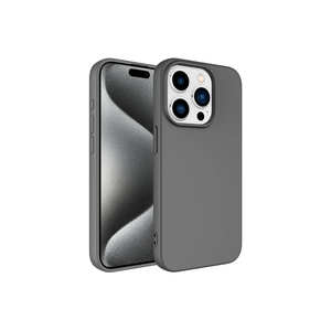 Premium Dark Grey Liquid Silicone <b>Case</b> for iPhone 15 Pro 15 Plus <b>SE</b>-Durable Protection Stylish Ins Styles Retail Included - Product Image 1