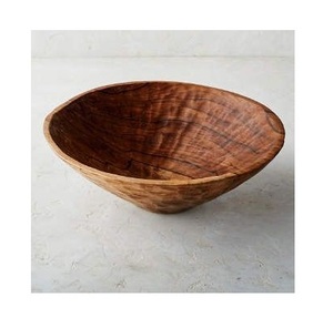 Bol en bois de stockage de couleur marron de conception standard bol de service de collation et de soupe de bonne qualité pour hôtel et mariage 2025 - Product Image 1