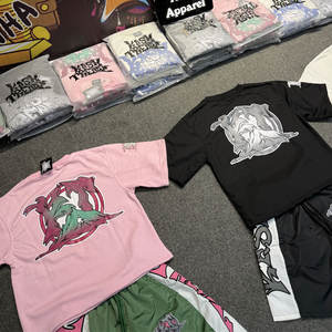 เสื้อยืดแขนสั้น & ชุดสั้นสีและขนาดที่มีจำหน่ายเสื้อยืดและชุดสั้นพร้อมฉลากส่วนตัวสั่งได้ - Product Image 5