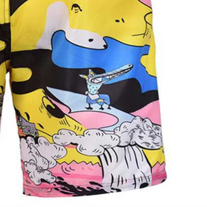 กางเกงขาสั้นผู้ชายแฟชั่นใหม่ คุณภาพสูง ผ้าฝ้าย 100% แห้งเร็ว สวมใส่สบาย มีเชือกผูกเอว ขายดีที่สุด - Product Image 6