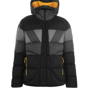 Veste bouffante détachable à capuche pour hommes grande taille manteau à bulles isolé veste d'hiver à fermeture éclair pour les hommes - Product Image 1