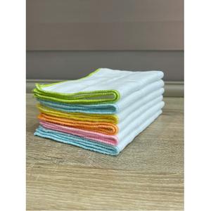 Serviette de cuisine réutilisable écologique couleur unie à séchage rapide serviette en coton hypoallergénique 25x35 cm OEM ODM bas quantité minimale de commande - Product Image 5