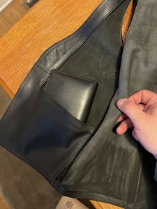 Voni Wear Hombres 2022 Casual Ropa exterior Lona Chaleco de cuero de vaca Chaleco Transpirable Secado rápido Ecológico para la temporada de otoño - Product Image 4