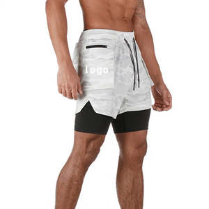 Ropa informal de verano 2025, pantalones cortos de tendencia, venta al por mayor, ropa para correr, pantalones cortos suaves de tendencia para trabajar/salir, pantalones cortos ajustados para hombres - Product Image 3