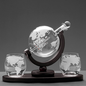 Set Decanter per Whisky a Forma di Globo Premium, <span class=keywords><strong>Idee</strong></span> Regalo per Uomini - Product Image 4