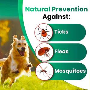 Friandises <span class=keywords><strong>anti</strong></span>-puces et <span class=keywords><strong>anti</strong></span>-tiques pour chiots et chiens adultes, approuvées par les vétérinaires, enrichies en calcium, sûres pour la défense contre les parasites - Product Image 4