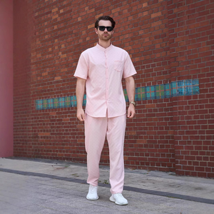 100% coton hommes 2 pièces ensemble short haut court à capuche deux pièces Sport coffrets cadeaux pour hommes et femmes - Product Image 2