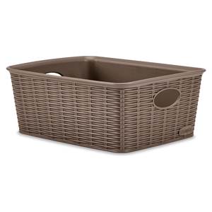 Cesto de Basura Alto Stefanplast ELEGANCE 25x19x10cm Gris Paloma 30971, Cesta de Almacenamiento Elegante - Product Image 1