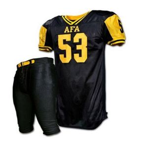 ชุดกีฬาฟุตบอลโพลีเอสเตอร์100% ชุดอเมริกันฟุตบอลผ้าโพลีเอสเตอร์ดีไซน์ล่าสุดระบายอากาศได้ดี - Product Image 1