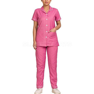 Trajes de enfermería personalizados unisex, venta al por mayor, joggers de lona y conjuntos de fregado para mujeres, estilos de impresión de moda - Product Image 1