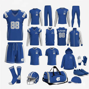 Service OEM, conception personnalisée, ensembles d'uniformes de football américain, vêtements d'entraînement, nouveaux modèles d'uniformes de football américain - Product Image 1