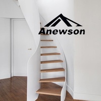 Bon Prix Dimension Circulaire Intérieur Extérieur Conception Préfabriquée Escalier Kits Marches Escalier en colimaçon