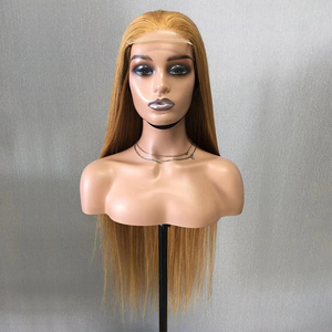 Bán Buôn 4X4 Đóng Cửa Tóc Giả Mật Ong Cô Gái Tóc Vàng Thẳng #27 Màu Tóc Giả Tóc Con Người Cho Phụ Nữ Trong Suốt Ren Tốt Nhất Brazil Tóc Giả - Product Image 4