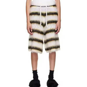 Pantalones cortos de lana ligeros de secado rápido ecológicos hechos a mano para hombre, informales, sólidos, de alta calidad para Boutique, ropa de alta moda - Product Image 6