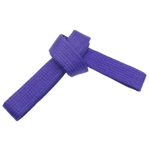 Nueva llegada de cinturones de karate de color sólido para artes marciales para lucha y entrenamiento, cinturón de Judo colorido de fábrica personalizado - Product Image 6