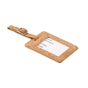 Sustainable COCO Cork <b>Luggage</b> <b>Label</b> Eco-Friendly Travel Kit Gadgets - Product Image 5