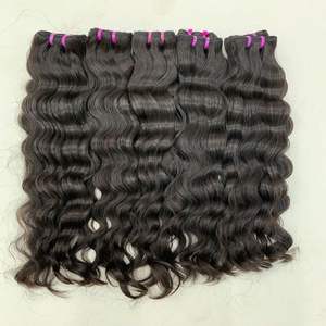 Wholesale 100% Natural <b>Raw</b> Unprocessed <b>Black</b> Bodywave Indian Remy Human Hair Virgin Hair Bundles - Product Image 4
