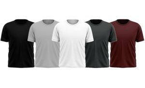 T-shirts décontractés pour hommes, vêtements de jogging, vêtements de course, t-shirts en coton pour hommes - Product Image 4