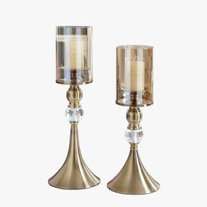 Bougeoir en métal de qualité supérieure pour accentuer l'ambiance de la maison ou de la fête avec un style intemporel unique - Product Image 2