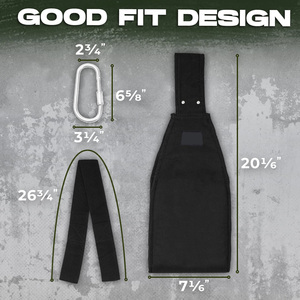 สายรัดออกกำลังกายแบบใหม่ นุ่มสบาย สำหรับการฝึกกล้ามเนื้อหน้าท้อง เพิ่มความแข็งแรง ฝึกดึงข้อ แขวนออกกำลังกาย - Product Image 5