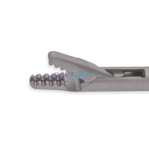 คีมสแตนเลส Resano แบบสั้น ปลายตรง ไม่ก่อให้เกิดการบาดเจ็บ ขนาดก้าน 5 มม. ความยาวใช้งาน 6.75 นิ้ว (17 ซม.) ด้ามจับแบบบีบ 11.75 นิ้ว (29.8 ซม.) - Product Image 5