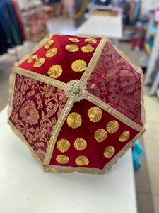 Gota flor paraguas decorativo boda Nikah decoración Haldi Mehndi colorido fiesta evento Diwali Festival decoración hogar jardín - Product Image 6