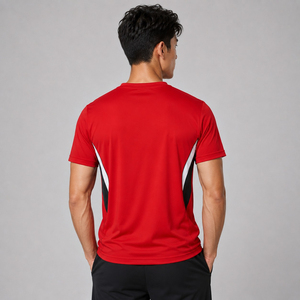 T-shirt homme col en V, manches courtes, coupe slim, extensible, sport, gym, musculation, avec livraison et expédition. - Product Image 5