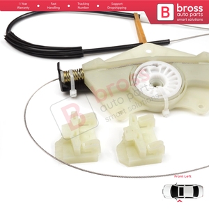 Kit de réparation de lève-vitre BWR409, porte avant gauche pour Passat B5 B5.5 3B 3BG Superb MK1 B5 3U 3B1837461 - Product Image 4