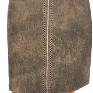 Authentic Women's Bavarian Leather <b>Skirt</b> Custom Embroidered Traditional Lederhosen <b>Skirt</b> for Oktoberfest and German Festivals - Product Image 4