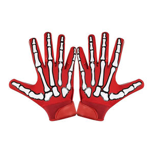 ถุงมืออเมริกันฟุตบอลคุณภาพสูงรุ่นใหม่ FIT CHAMP พร้อมแผ่นป้องกันฝ่ามือแบบเหนียวพิเศษ ปรับแต่งสีและขนาดได้ - Product Image 6