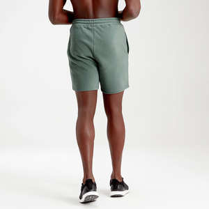 Alta calidad 100% algodón Fleece Puff Print Logo Casual Shorts Custom Streetwear Moda Sunfaded Cordón Jogger Swear Shorts - Product Image 4