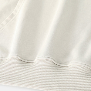 Sweat à capuche décontracté pour homme grande taille, 100% coton, polaire d'hiver, impression personnalisée, épaules tombantes, sweat à capuche court - Product Image 3