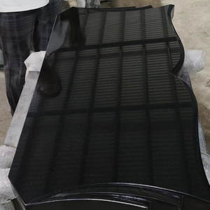 Pierres tombales de monuments de granit noir absolu de conception moderne pour l'usage commémoratif pour l'application extérieure - Product Image 1