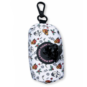 Woodland Pattern Dog Poop <b>Bag</b> Holder Durable Neoprene Waste <b>Bag</b> Dispenser with Metal <b>Clip</b> for Leash - Product Image 2