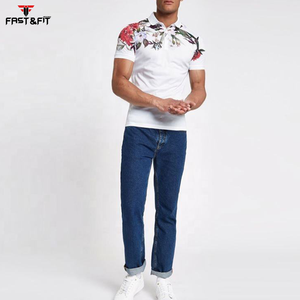 Liso manga corta diseño personalizado transpirable hombres equipo fitness Casual secado rápido Slim Fit fitness polos hechos en Pakistán - Product Image 4