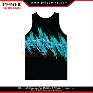 Débardeur sans manches d'été pour hommes, entraînement d'athlétisme en plein air, séchage rapide, équipement de course, vêtements de sport imprimés grande taille personnalisés - Product Image 4