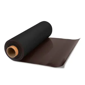 Rolo De Ímã De Borracha Flexível De 1270mm Rolo De Folha Larga Magnético Marrom Liso Rolo De Vinil Magnético Imprimível