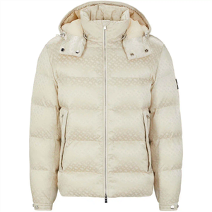 Chaqueta de Invierno de Alta Calidad con Cuello Alto y Logotipo Frontal, 85% Plumón de Pato Blanco, Personalizable para Hombre - Product Image 1