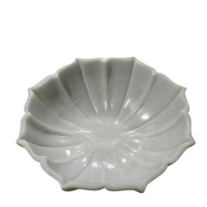 Cuenco multiusos de mármol blanco con diseño de moda Floral, soporte votivo elegante, frutero decorativo, piedra Natural hecha a mano, detalles para el hogar - Product Image 3