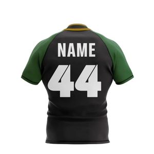 Camisetas de Rugby Personalizadas con Nombre y Número 2026, Sublimación, 240 Gramos, Poliéster y Elastano, Uniforme de Rugby de Nueva Zelanda para Hombre - Product Image 4
