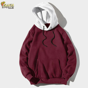 <b>Men's</b> Custom Logo 3D Embossed Fleece Sport Set 360GSM No Drawstrings <b>Sweatshirt</b> and Jogger with Hoodie Comfortable and Stylish - Product Image 4