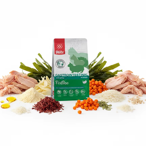 อาหารแมวแบบแห้ง Blitz Cat Vetline GastroBalance – ออร์แกนิก ปราศจาก GMO โปรตีนสูง สำหรับแมวที่มีระบบย่อยอาหารบอบบาง - Product Image 1