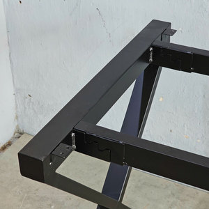 XConcept - Patas de Mesa de Acero Ensambladas de 120x60cm, Conectores y Soportes para Estantes, Modelo HCXC002 - Product Image 5