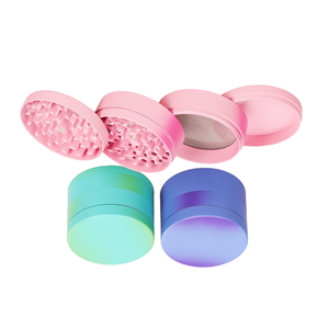 Broyeur 4 pièces avec motif CD Broyeur d'herbes pour étui à papier roulant - Product Image 3