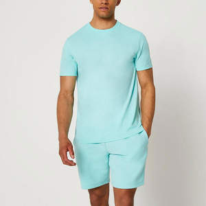 Ensemble court de t-shirt pour hommes de qualité supérieure, léger et bon marché, ensemble court de t-shirt respirant en coton sur mesure avec le dernier modèle - Product Image 4