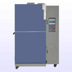 Dikey Hareketli İki Bölgeli Termal Şok Test Kabini, Elektrikli Isıtma/Soğutma için Sıcak/Soğuk Darbe Testi ve Akü Döngüsü Testleri için - Product Image 3