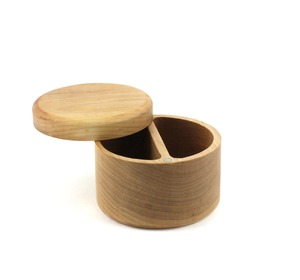 Boîte de rangement en bois de luxe fabriquée à la main avec couvercle à charnière outils d'herbes et d'épices de cuisine à domicile plateau supérieur amovible Artisan Aura - Product Image 2