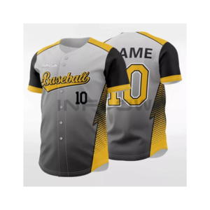 Uniformes de Béisbol Modernos al por Mayor, Diseños Personalizados, Camiseta de Béisbol de Malla Sublimada con Costuras - Product Image 1