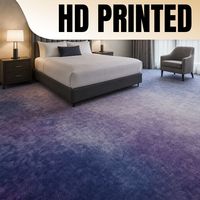 Moquette imprimée dégradée Ombre en nylon, mur à mur, pour hôtel, chambre d'hôtes, bureau, usage commercial