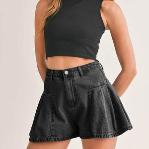 Short évasé pour femme avec matériau doux et respirant pour le confort et le style Short évasé pour femme à taille haute - Product Image 6